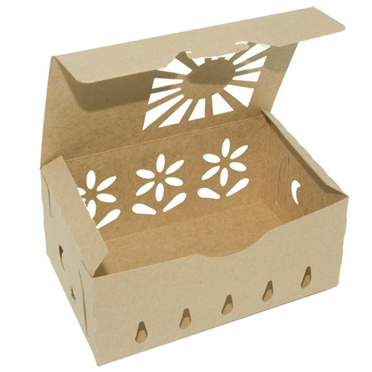 1 Quart Kraft Paper Sustainable Produce Containers