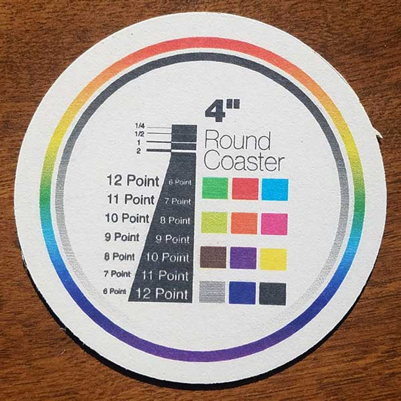 100 Custom 4 Square Heavy Weight Pulpboard Coasters