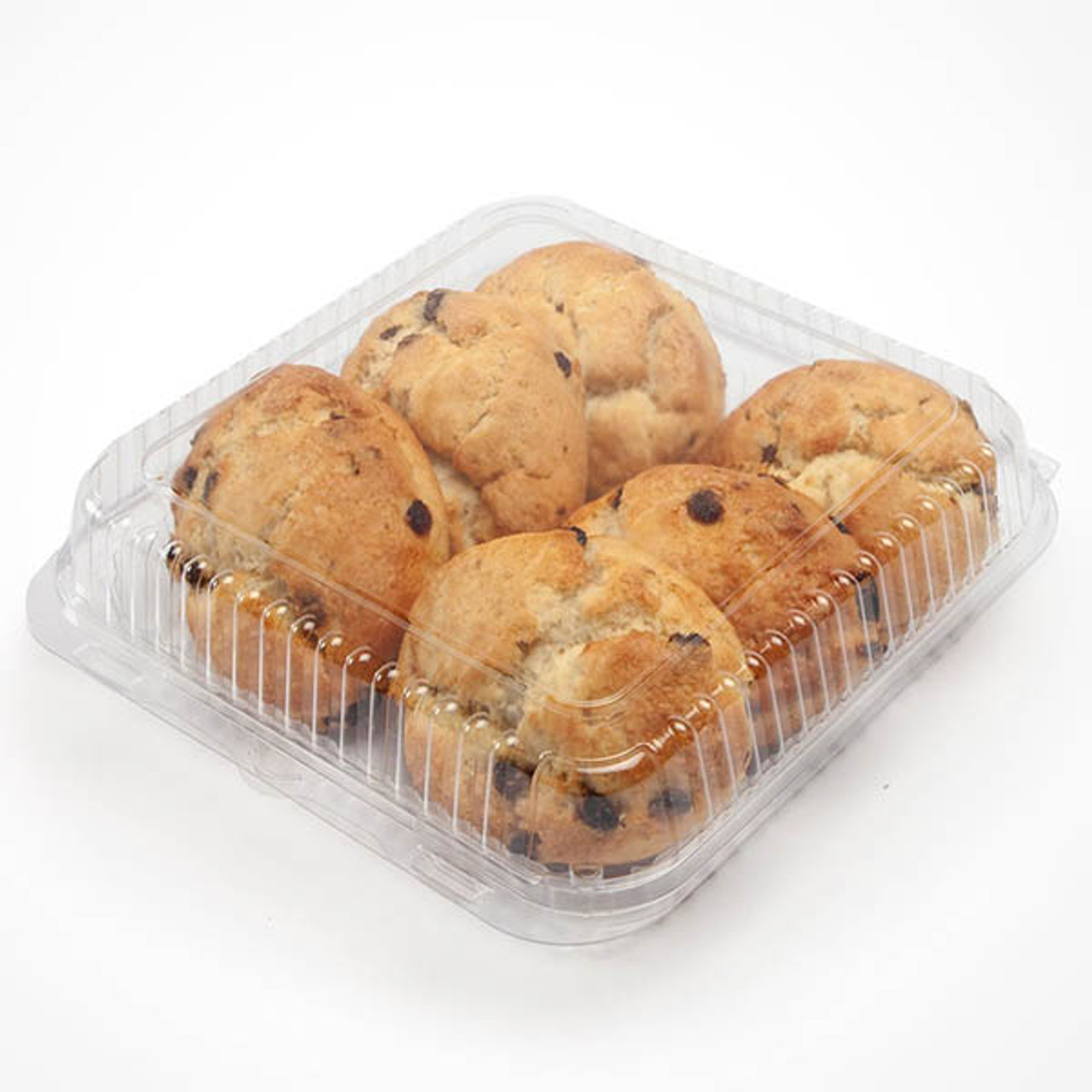 Square 80 oz Clamshell Containers | Sample