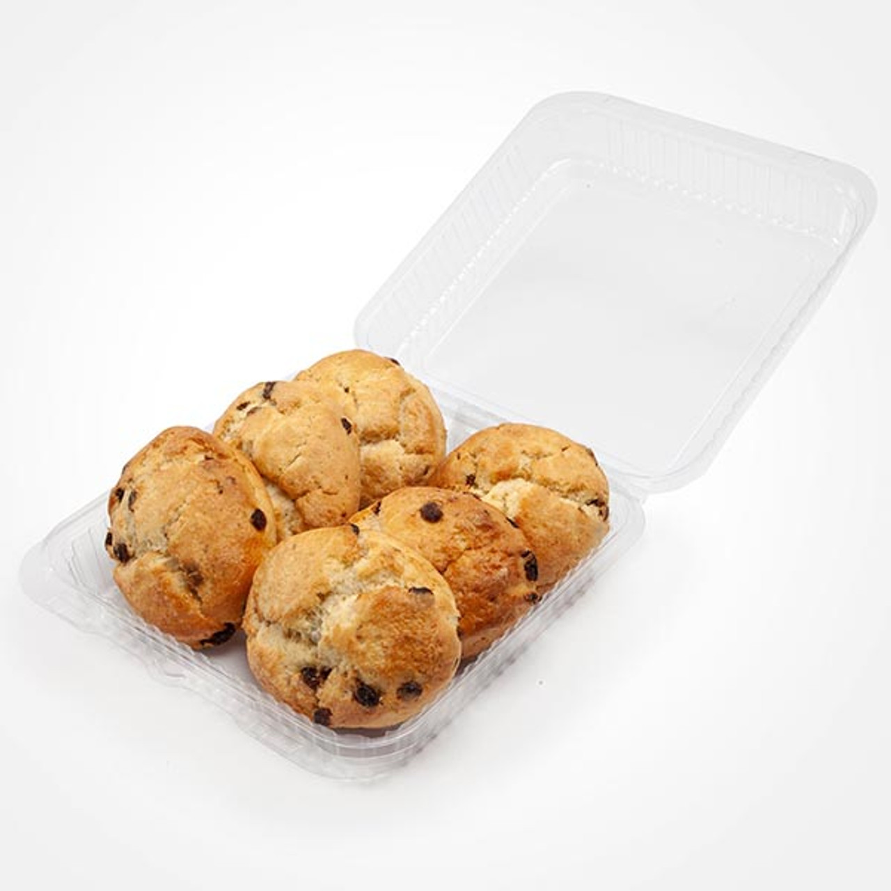 Square 80 oz Clamshell Containers | Sample