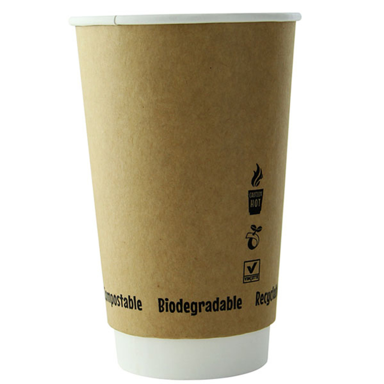 16 Oz. Compostable Bioplastic Drinking Cup