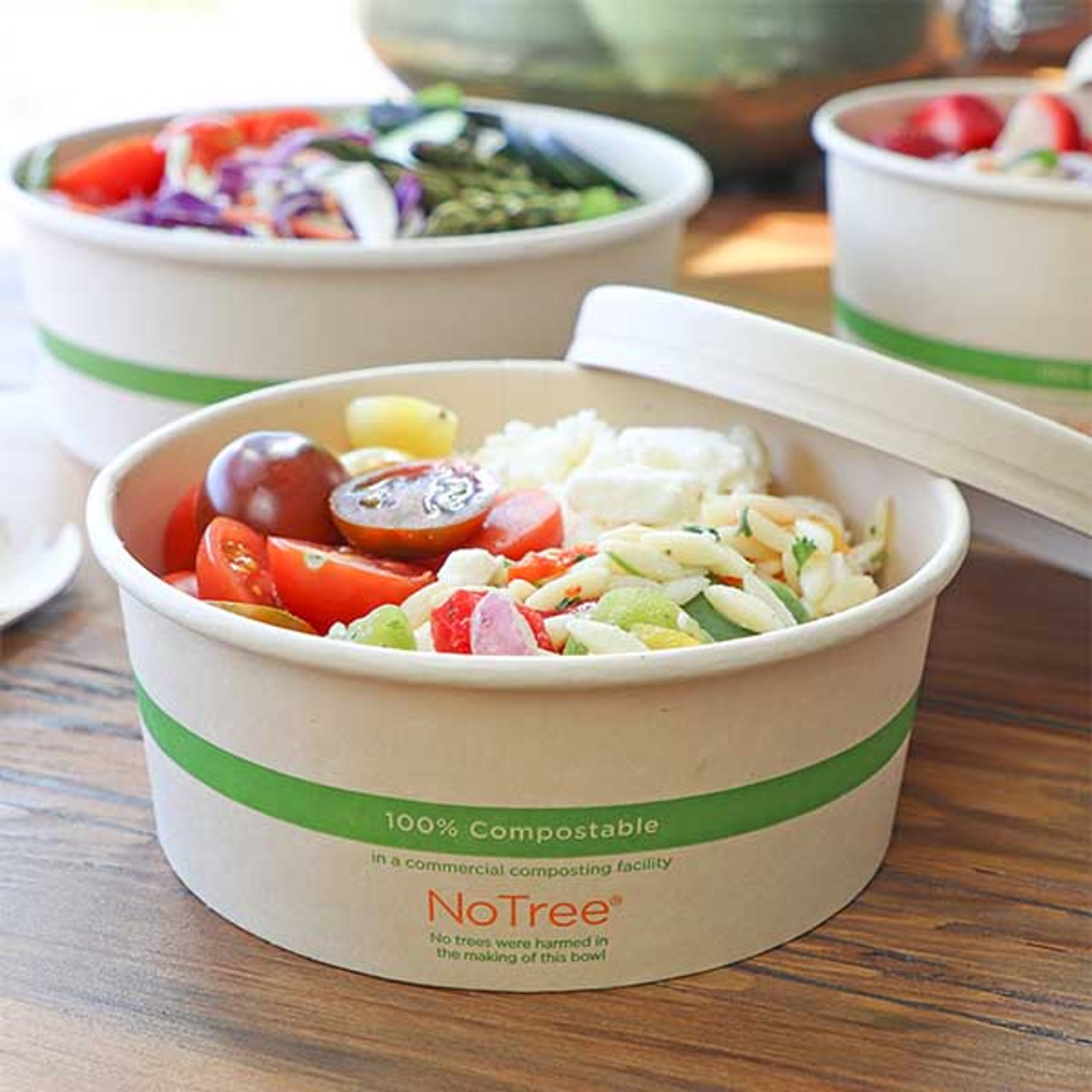 100% Compostable Salad Boxes at