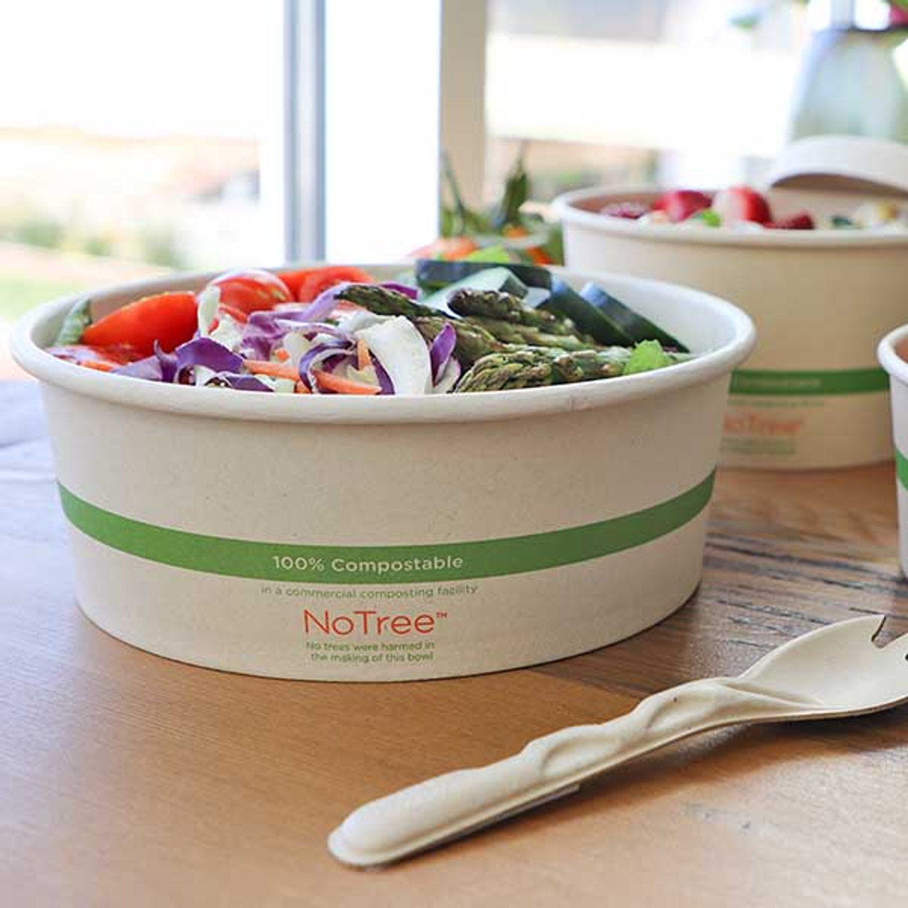 Food Storage Container-Compostable Bowl With Lid-Go-Compost