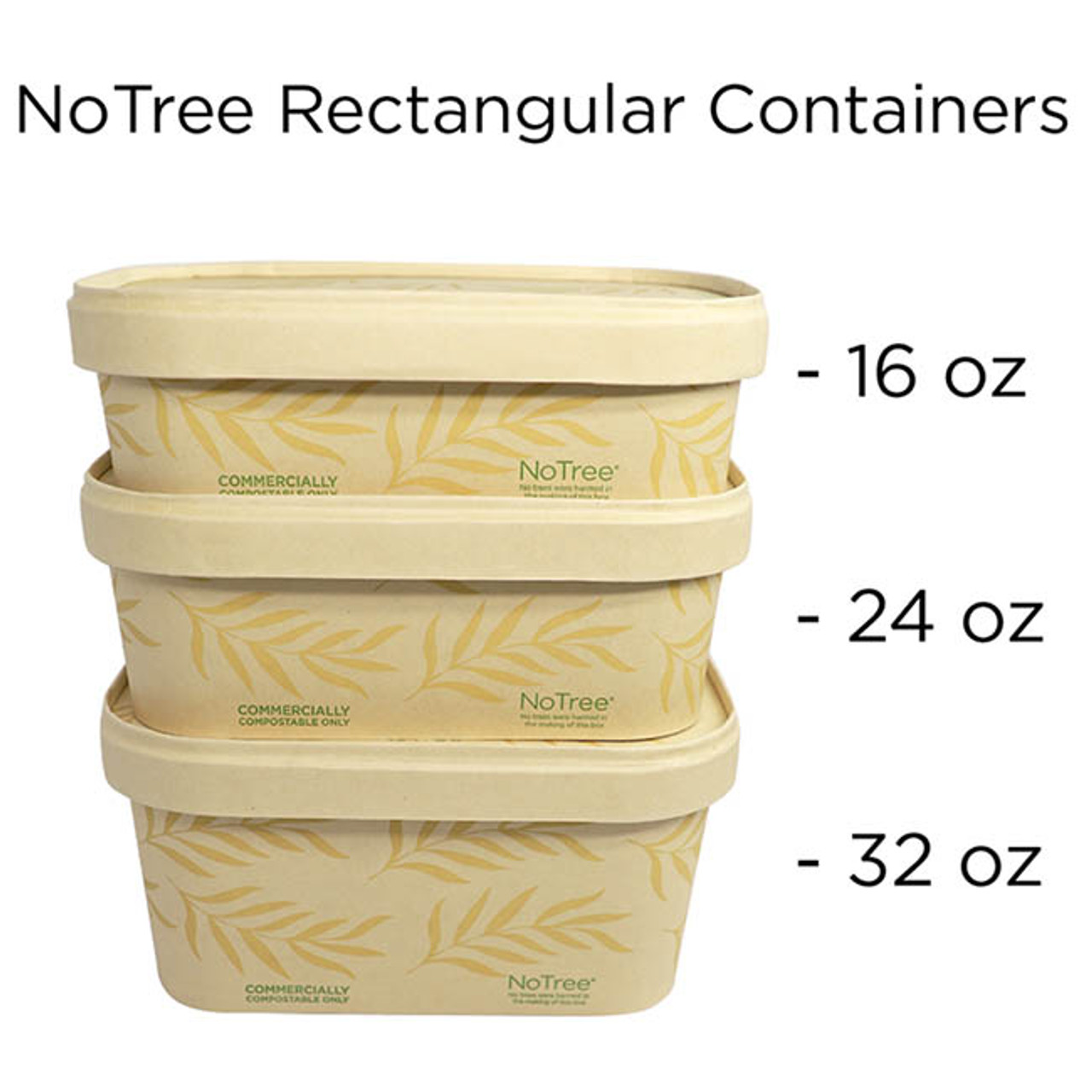 Eco-Products 32 oz. Rectangular Deli Container w/ Lid