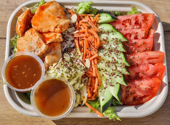 PLA Lined Fiber Trays 10 x 7.5 x 1.5 TRSCU10L