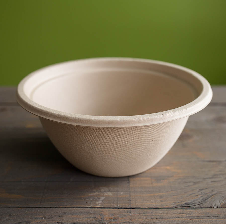 32 oz Compostable Fiber Bowl Sample