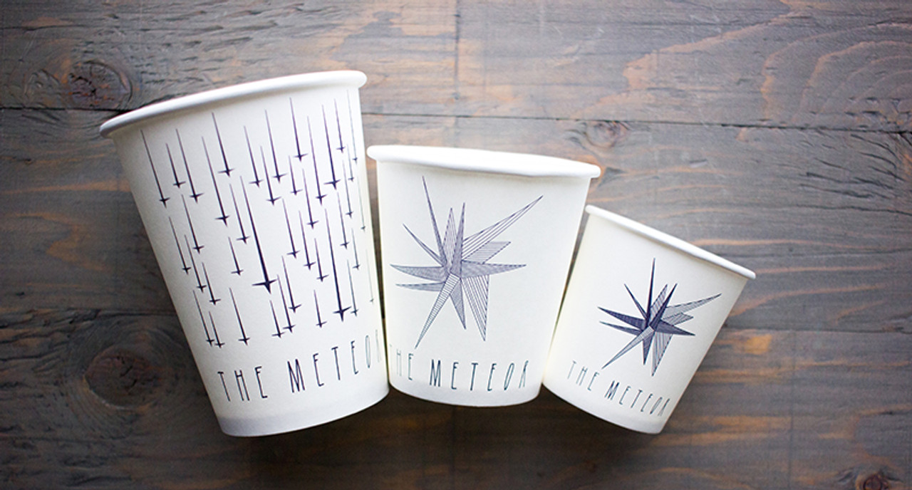 Sustainable Black Pre-Printed Coffee Cup Sleeves