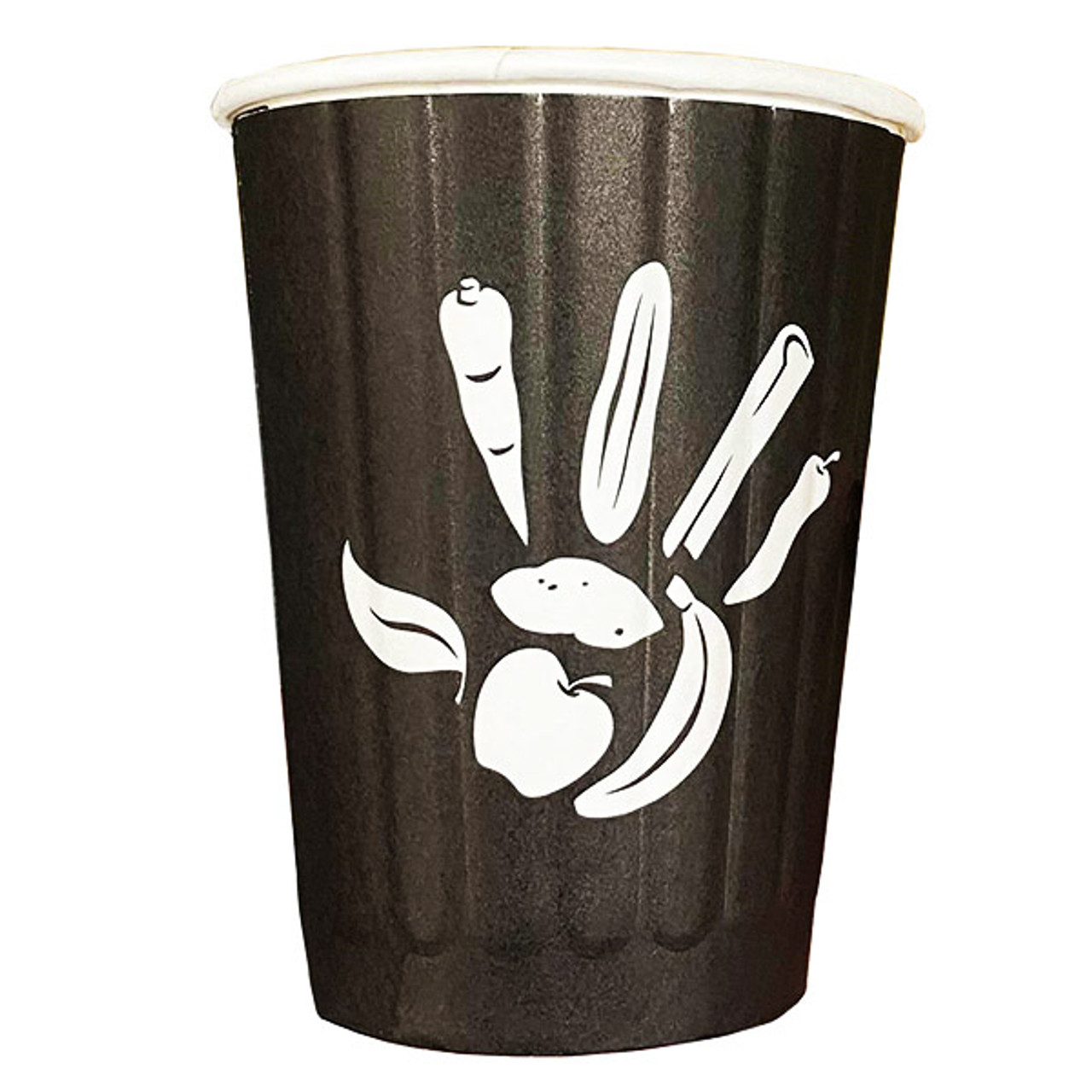 12oz PE Double Wall Custom Branded Coffee Cups - PackGenie