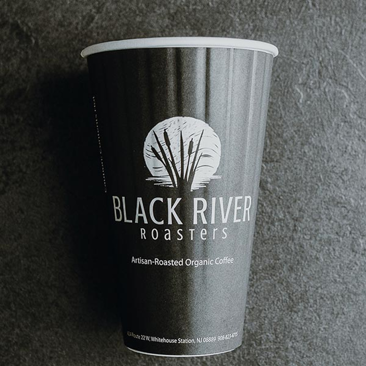 Custom Printed 16 oz Compostable Paper Coffee Cups