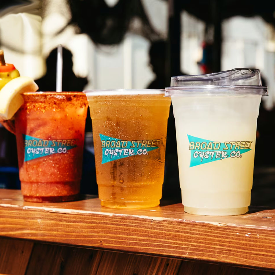Custom Printed 16 oz Compostable PLA Cold Cups