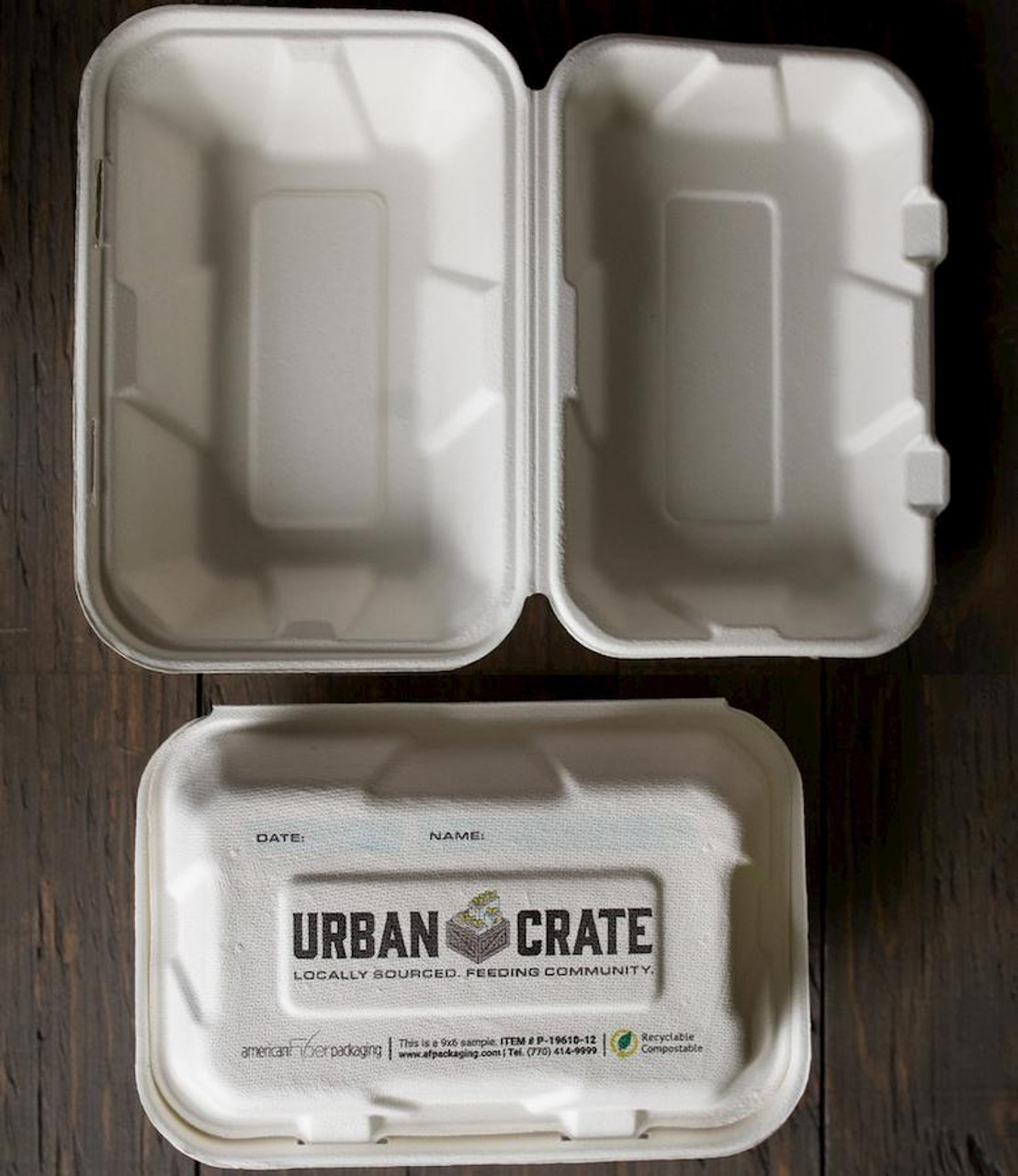 Compostable Food Container Lid 12/16/32 oz