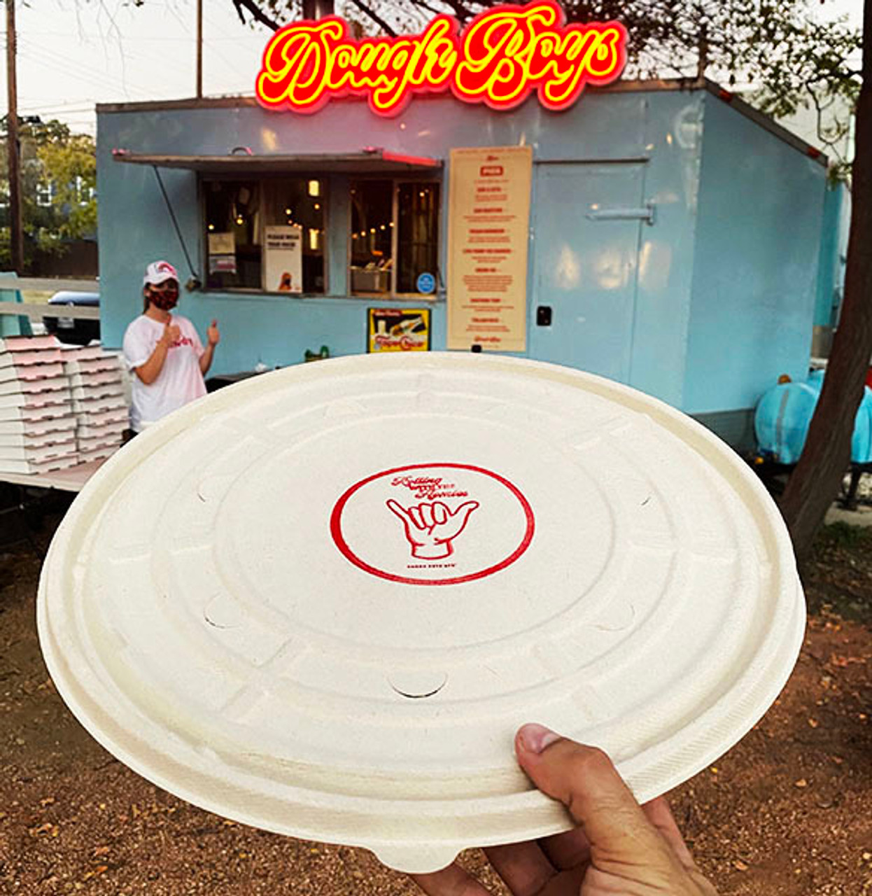 Your generic cardboard pizza box - Picture of Sodo Pizza, Seattle