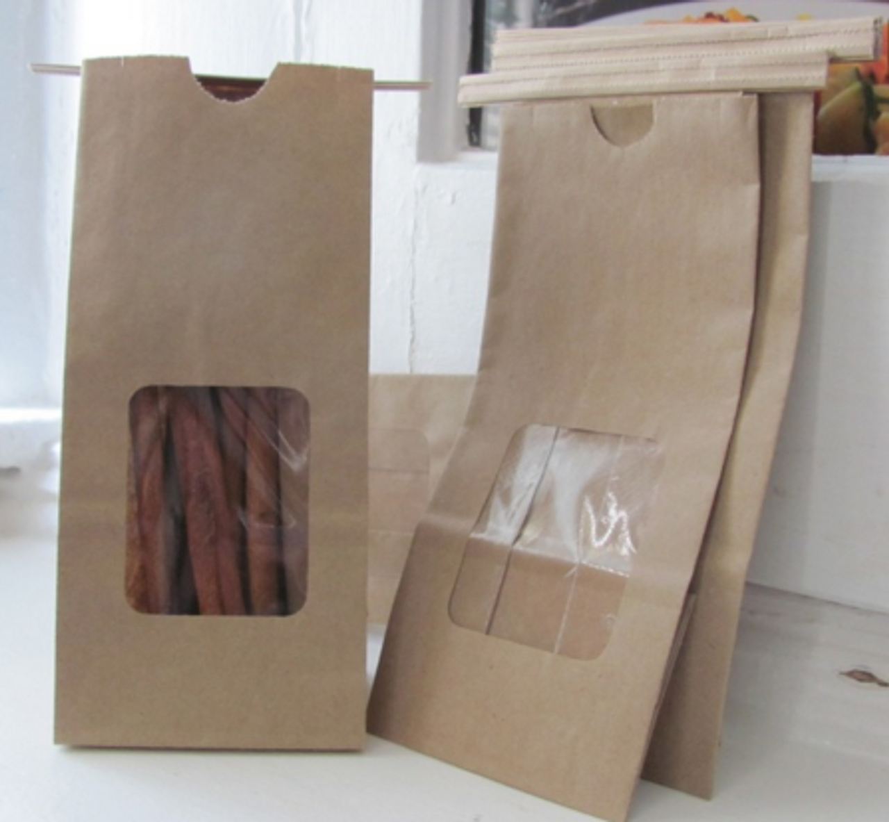 Biodegradable Brown Kraft Paper Bags Packaging Takeaway Paper Bag
