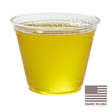 Made In USA 9 oz Squat Clear Cup Made In USA 9 oz Squat Clear Cup