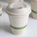 8 oz Compostable NoTree Hot Cup Sample