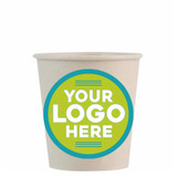 4 oz Custom Printed Compostable NoTree Paper Hot Cups