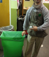 32 Gallon Green Biodegradable Garbage Bags