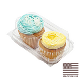 Made in The USA Clear Cupcake Packaging Made in The USA Clear Cupcake Packaging
