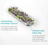 Compostable 0.25 oz PLA Hanging Fresh Herb Containers XXV00325