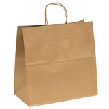 Wholesale Kraft recycled paper shopping bags 13x7x13 Wholesale Kraft recycled paper shopping bags 13x7x13