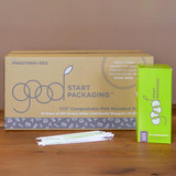 Certified compostable PHA straws certified by BPI and TÜV AUSTRIA