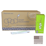 7.75 inch compostable PHA standard straws individually wrapped for sanitation 7.75 inch compostable PHA standard straws individually wrapped for sanitation