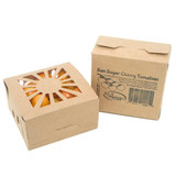 Pint Kraft Paper Clamshell Sustainable Produce Containers