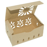 Quart Kraft Paper Clamshell Produce Containers