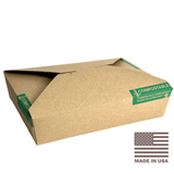 Made In The USA Paperboard Kraft To Go Box Made In The USA Paperboard Kraft To Go Box