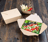 Innobox Edge Compostable Kraft To Go Boxes