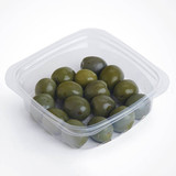 8 oz Square PLA Deli Containers Sample