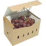 Tall 1.5 Quart Paper Grape Containers
