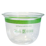 Vegware 10 oz PLA Bella Round Deli Containers BEL-10G