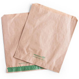 Recycled Kraft Gusseted Food Bags | 6" x 0.75" x 7" | 201267G