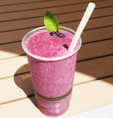 Compostable Wide Smoothie Straws Wrapped
