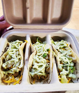 2-Compartment Taco Container Compostable Clamshell Eco-Takeout Box –  EcoQuality Store