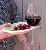 Wine holder party plates PL-SC-7WN-LFS