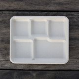 Molded Fiber School Lunch Trays