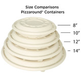 PizzaRound Fiber Pizza Trays 
