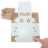 Handled Folding Fixtures for Produce Containers