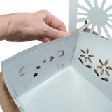 Folding Fixtures for Sustainable Produce Containers