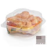 Made In The USA Compostable Clamshell Container Made In The USA Compostable Clamshell Container