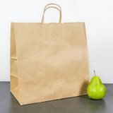 Duro Super Royal Dubl Life Paper Shopping Bags | 14x10x16" | Sample