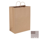 Duro Mart 87128 Dubl Life Paper Shopping Bags | 13x7x17