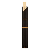 8.25" Natural Bamboo Chopsticks w/ Black Paper Sleeves
