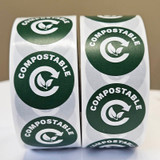 1.1" Round Compostable Stickers 1.1" Round Compostable Stickers