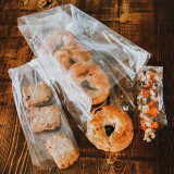 Clear Gusseted Cellophane Bags 
