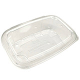 Ventilation Detail of Compostable Low Profile PLA Berry Clamshell, 24 oz