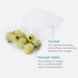 24 oz Opened Low Profile PLA Container