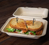 Fiber Clamshell for Sandwich